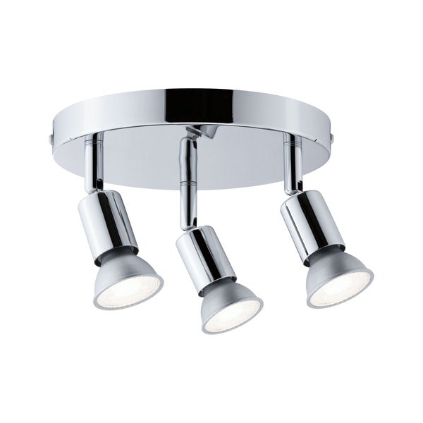 Spotlight Carolina IP44 GU10 230V max. 3x10W dimmbar Chrom