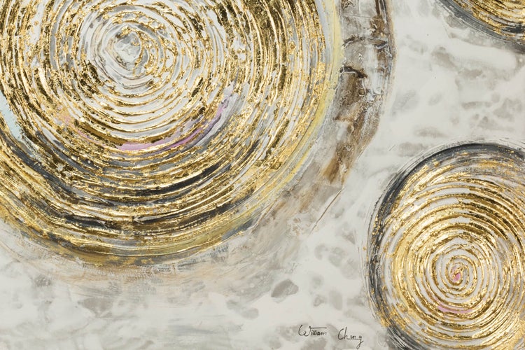 Handgemaltes Gemälde Acrylfarbe 120x60cm Braun