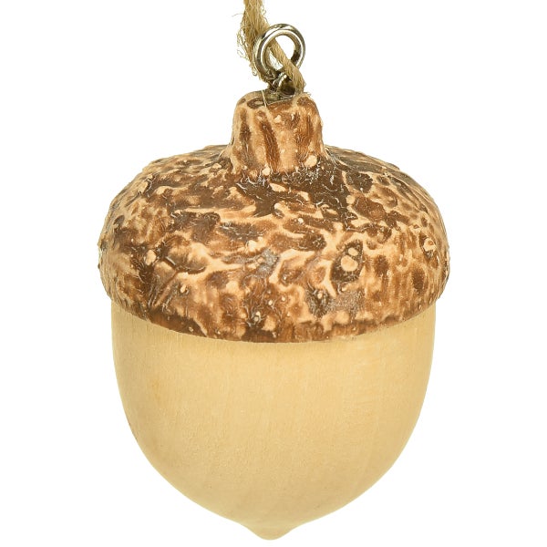 Dekorative Eichel zum Aufhängen