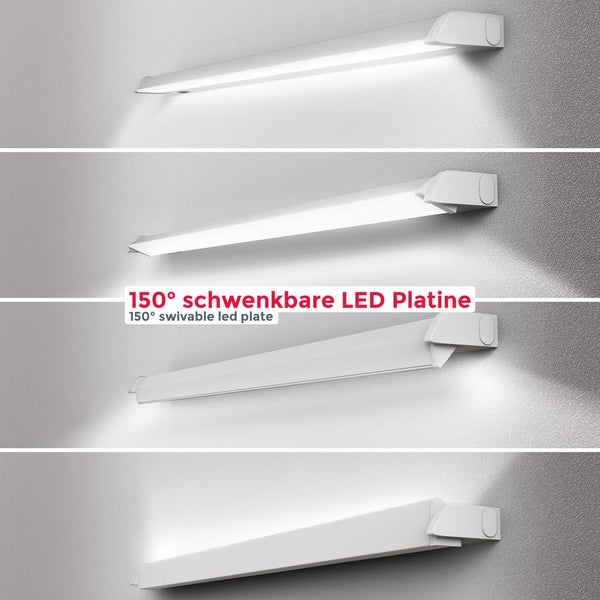 Unterbauleuchte - 8,5W, 1000lm, LED, Schalter, Stecker, neutralweiß, weiß