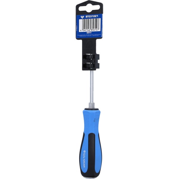 BRILLIANT TOOLS Schraubendreher Schlitz mit Schlagkappe 5,5 x 125 mm - BT031021