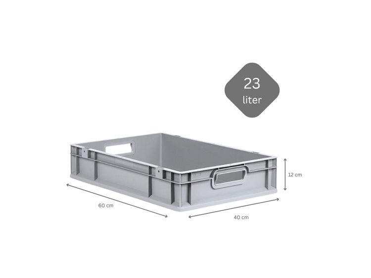 PROREGAL SuperSparSet 8x Eurobox NextGen Grip HxBxT 12 x 40 x 60 cm 23 Liter Griffe
