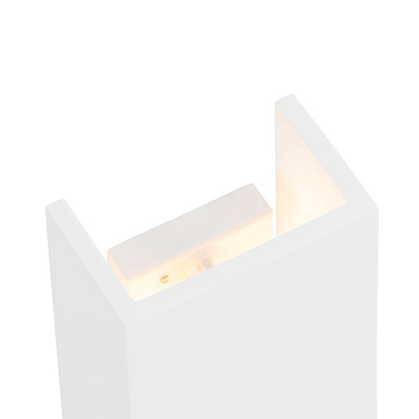 Weiße Wandleuchte