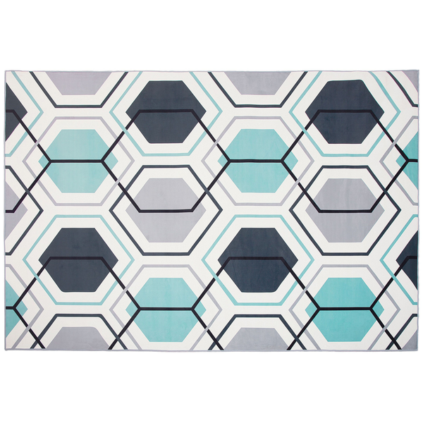 Teppich bunt 160 x 230 cm Kurzflor GIRESUN
