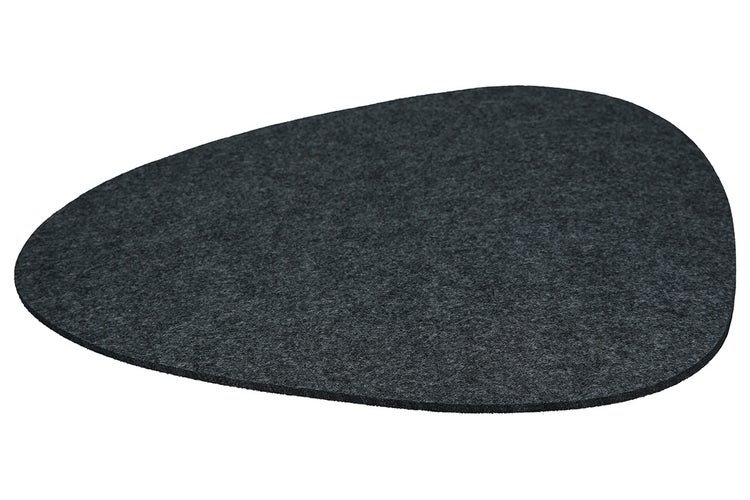 Platzsets GILDE 8er Set ORGANIC Tischsets dunkelgrau Breite 38cm Filz