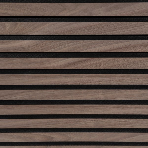 FLOORDIREKT Akustikpaneel - für Angenehme Raumakustik - in Holzoptik - 60 x 60 cm - Black Walnut