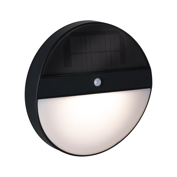 Solar LED Außenwandleuchte Elios Bewegungsmelder IP44 3000K 50lm Anthrazit