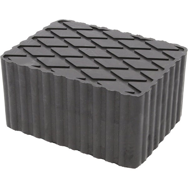 Gummiblock mit Riffelstruktur für verschiedene Anwendungen