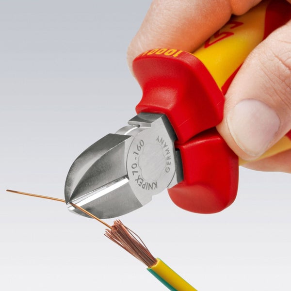 Knipex Seitenschneider mit Befestigungsöse - 7006180T