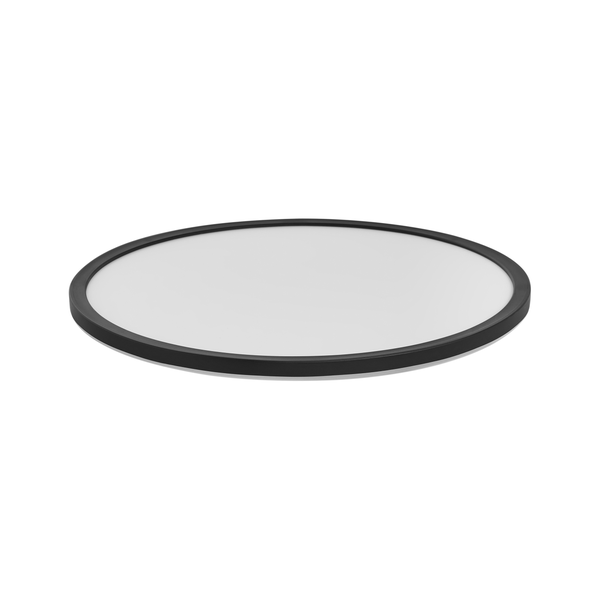Runde LED Deckenleuchte mit flachem Design und schmalem Rand