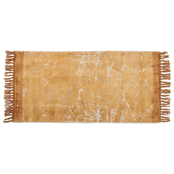 Teppich HANLI Orange 80 x 150 cm Viskose