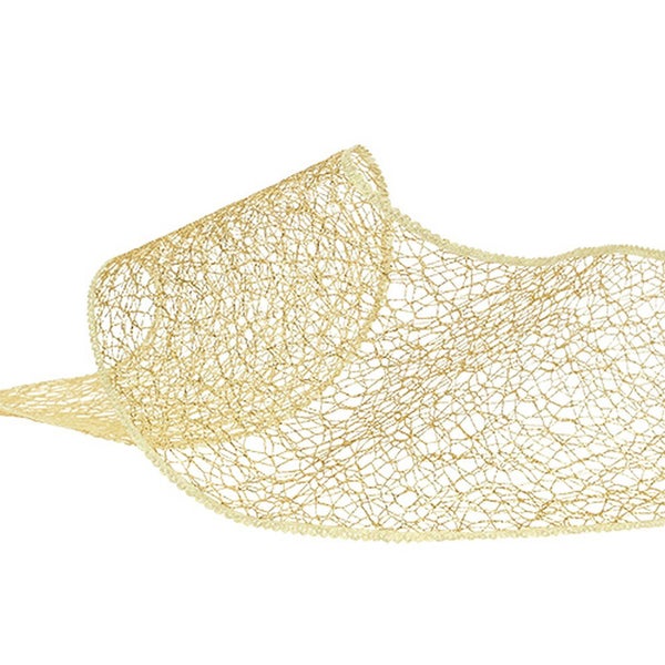 Dekoratives Schleifenband mit Netzstruktur