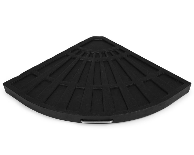 Ondis24 Kreuzständer schwarz für Sonnenschirme + 4 Platten
