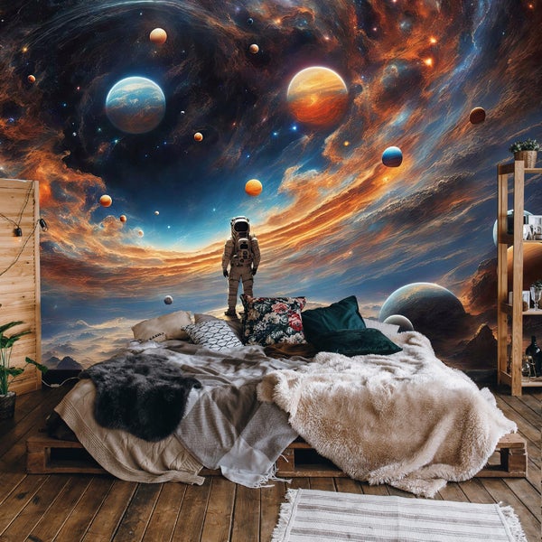 Fototapete Kinderzimmer Kosmos Vlies Tapete 400x280 cm