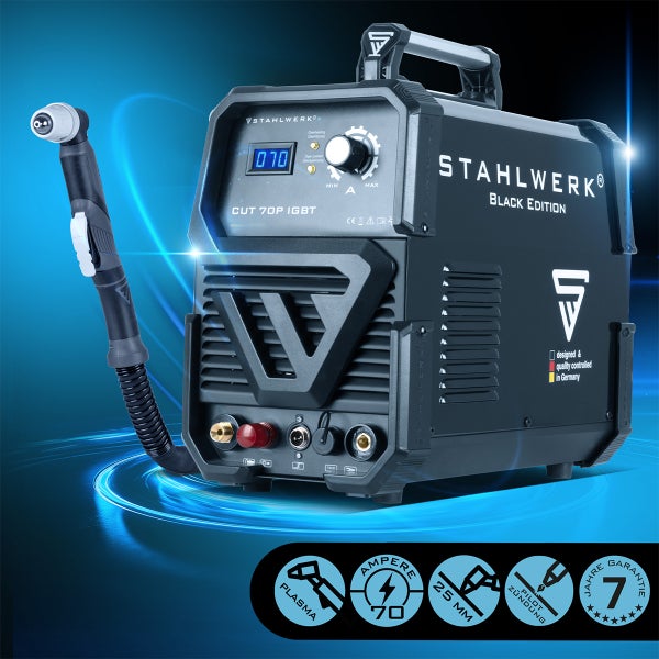 STAHLWERK Plasmaschneider CUT 70 P IGBT mit 70 Ampere und Pilot-Zündung