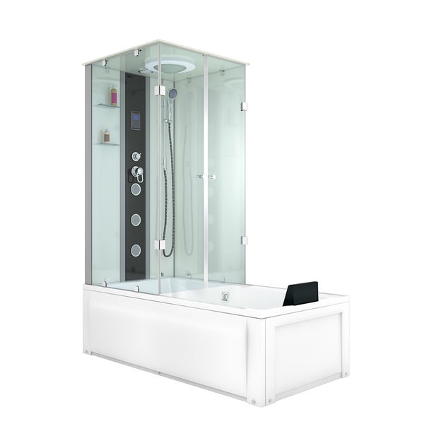 Whirlpool Dusche Kombination K05-R01-WP-EC Duschtempel 90x180 cm