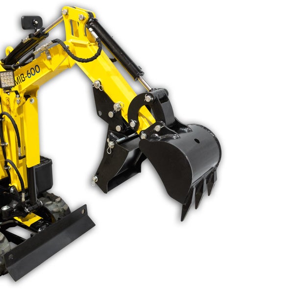 BAMATO Haltekralle und Greifer 2 in 1 für Minibagger MIB-600 - Vielseitiges Zubehör für Ihre Baustelle