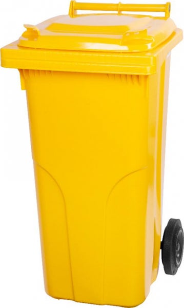 PROREGAL Mülltonne Mgb 120 Liter HDPE-Kunststoff Gelb