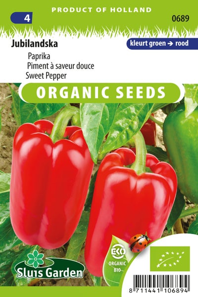 Jubilandska Paprika-Samenpackung
