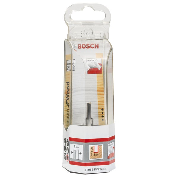 Bosch Nutfräser Expert for Wood Voll-Carbide 8 mm D1 5 mm L 12,7 mm G 51 mm - 2608629356