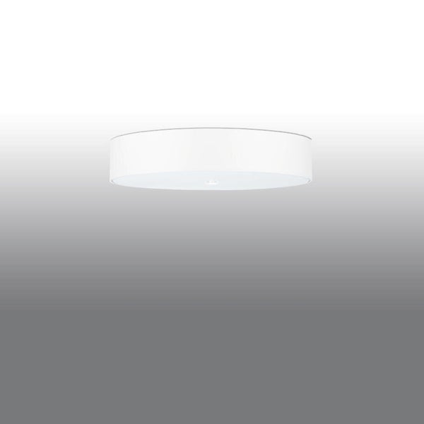 famlights | Deckenleuchte Sole in Weiß E27 5-flammig 600mm