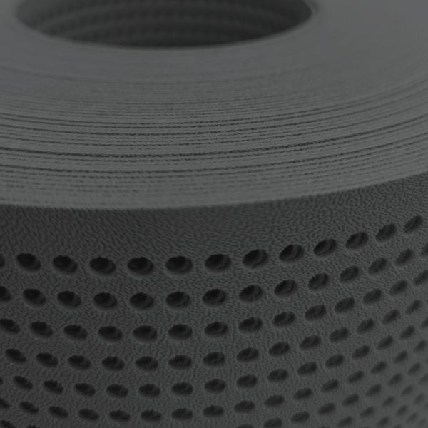 Detailaufnahme einer perforierten Dichtungsbandsrolle