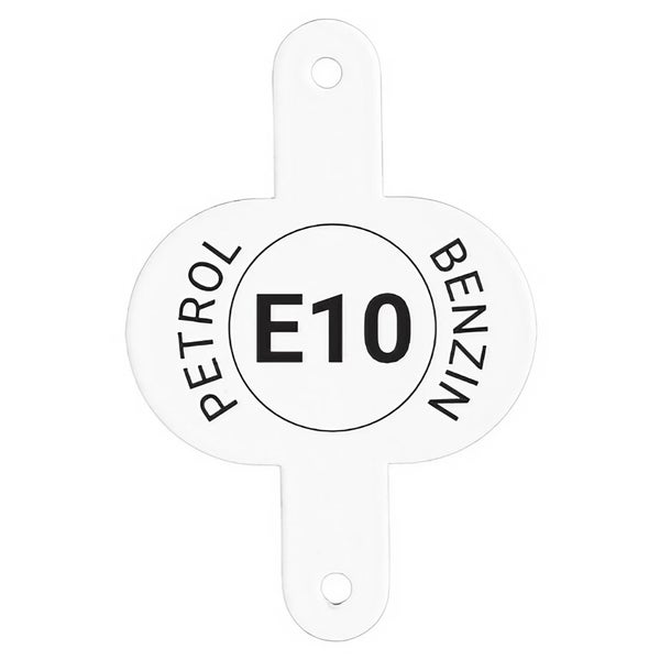 BW® Clip für Kraftstoffkenneichnung für Kraftstoffkanister Metall Benzinkanister 1 Stk. Benzin E10 - Made in Europe