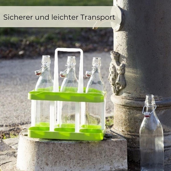 Flaschentasche Flaschenträger 6 Flaschen Flaschenkorb 6 Flaschen Flaschensammler Flaschenaufbewahrung Flaschenkörbe & -träger Flaschen Aufbewahrung