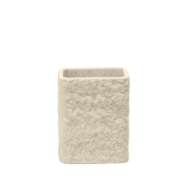 Zahnbürstenbecher in Beige aus Harz | Gelso