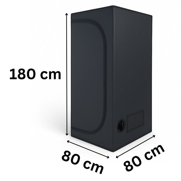 Growzelt mit den Maßen 80 x 80 x 180 Zentimeter