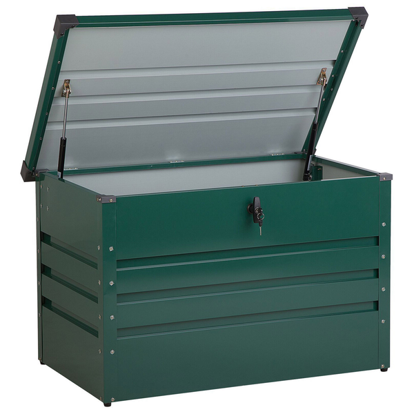 Aufbewahrungsbox CEBROSA Metall 100 cm 62 cm Dunkelgrün