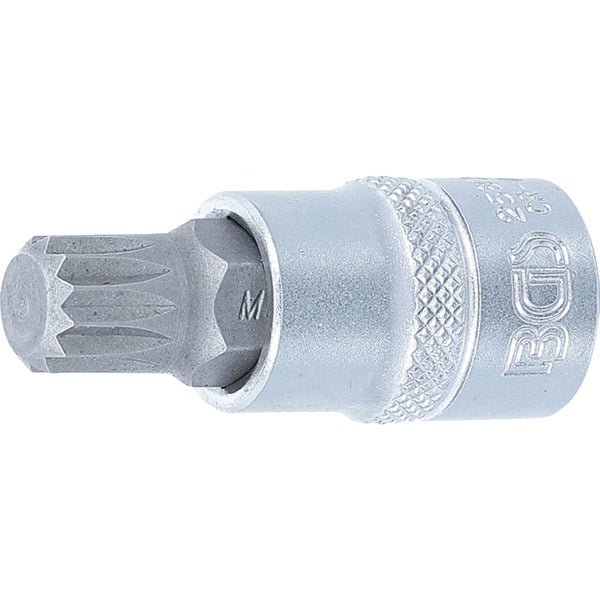 BGS Bit-Einsatz Antrieb Innenvierkant 10 mm (3/8) Innenvielzahn (für XZN) M12 - 2587