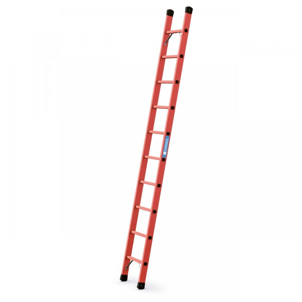 Einzelne Stehleiter mit Sprossen