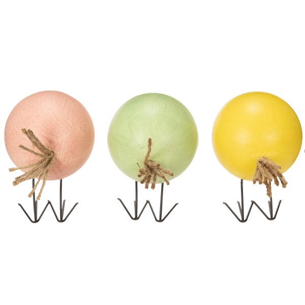 Dekorative Wandhaken mit Kugeln, Metallgestell