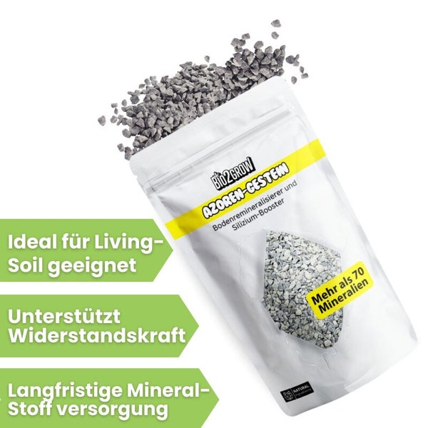 Packung Bio2Grow Azoren Gestein Bodenverbesserer und Silizium Booster