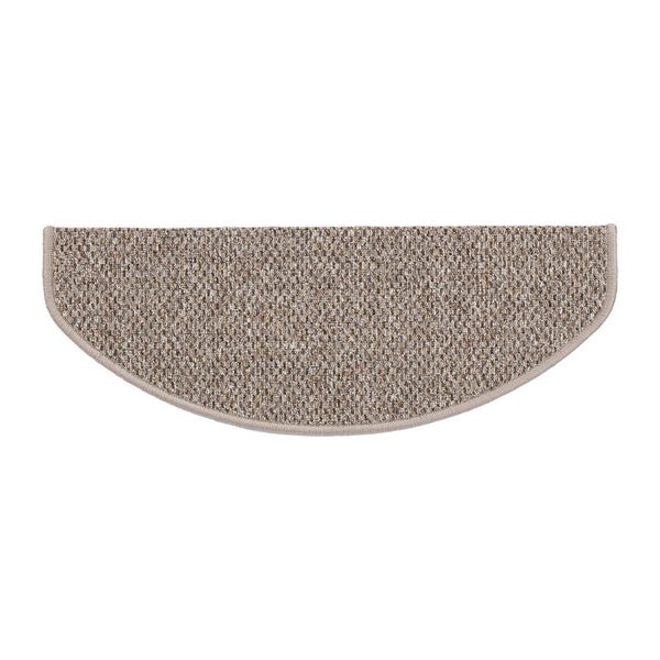 FLOORDIREKT Stufenmatte Ponto - Unempfindlich & Pflegeleicht - Beige - Rechteckig - 23,5 x 65 cm