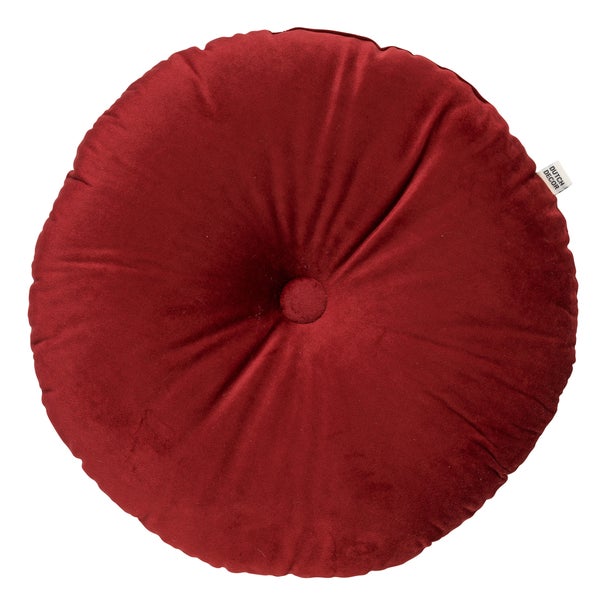 OLLY - Dekokissen Samt Merlot 40 cm