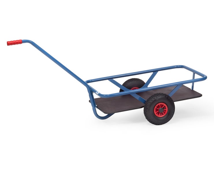Bollerwagen mit zwei Rädern und Ladefläche