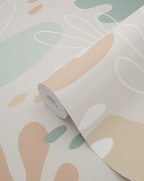 Tapetenrolle mit abstraktem Muster