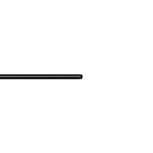 Ein glattes Rundrohr aus Metall zur Verwendung im Bereich Installation und Heimwerken