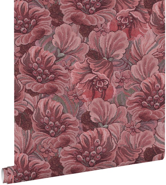 Tapetenrolle mit floralem Muster