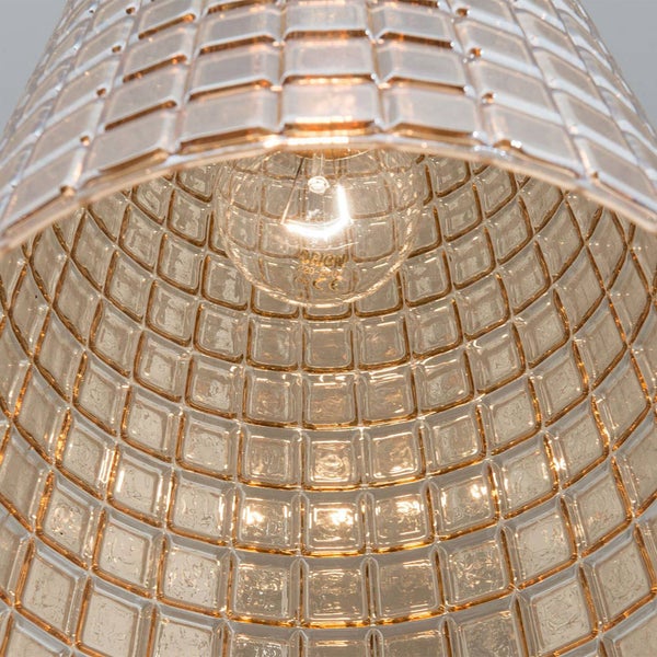 Hängeleuchte DINO amber 1xE27