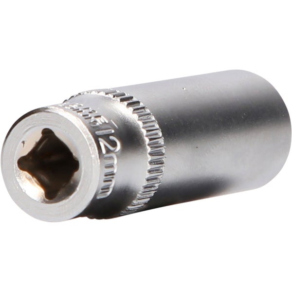 BRILLIANT TOOLS 1/4 Sechskant-Stecknuss lange Ausführung 12 mm - BT020958