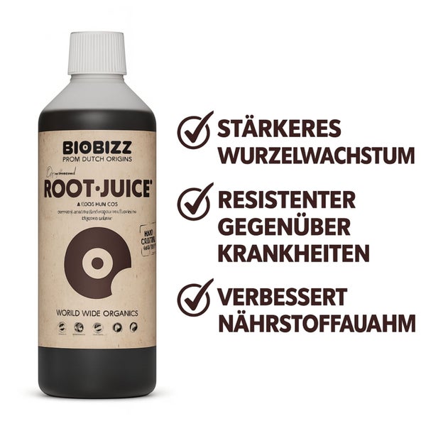 BioBizz Root Juice 1 Liter – Organischer Wurzelstimulator für kräftige Wurzeln & Wachstum