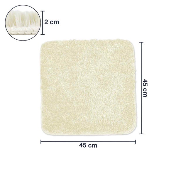1 St. Badematte Florenz Creme 45 x 45 cm
