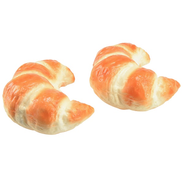 Zwei Croissants als Dekoration