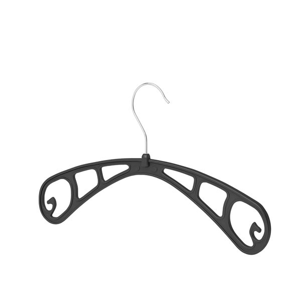 Plastard 50 Stück Kleiderbügel S38 38 cm – Kunststoff – platzsparend, rutschfest, 360° drehbar