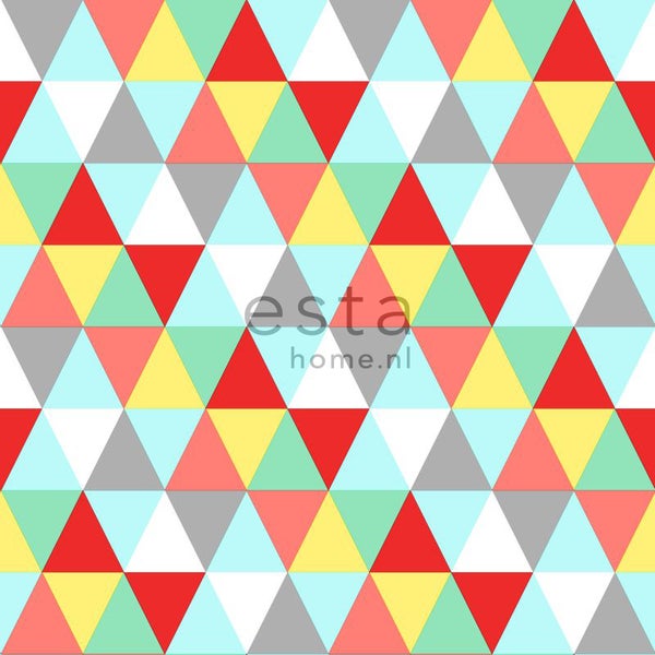 Tapete mit Dreiecksmuster