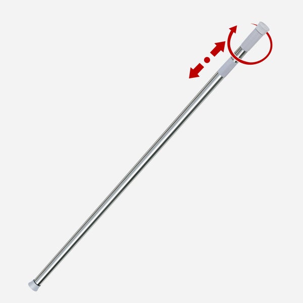 Teleskop-Duschstange  110-180 cm. Ø 25 mm Chrom