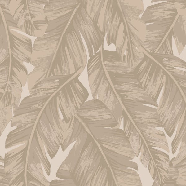 Tapete mit tropischem Blattmuster